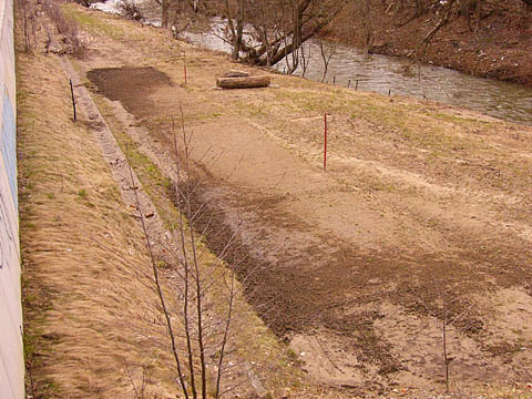 Po klidu 13.4.2006 - pohled shora